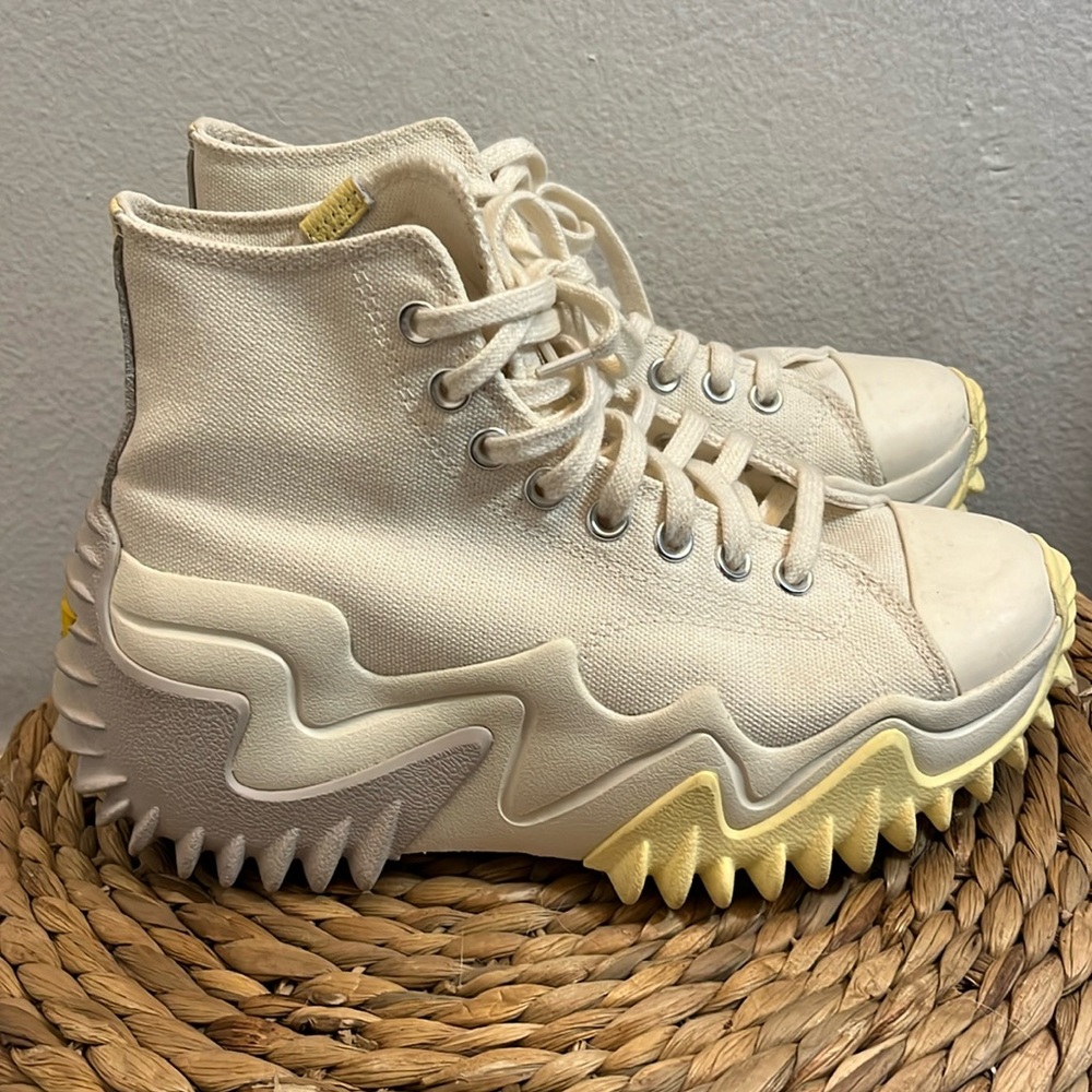 Converse Run Star Motion Hi Unisex Egret/Soft Sunshine Size Men Women